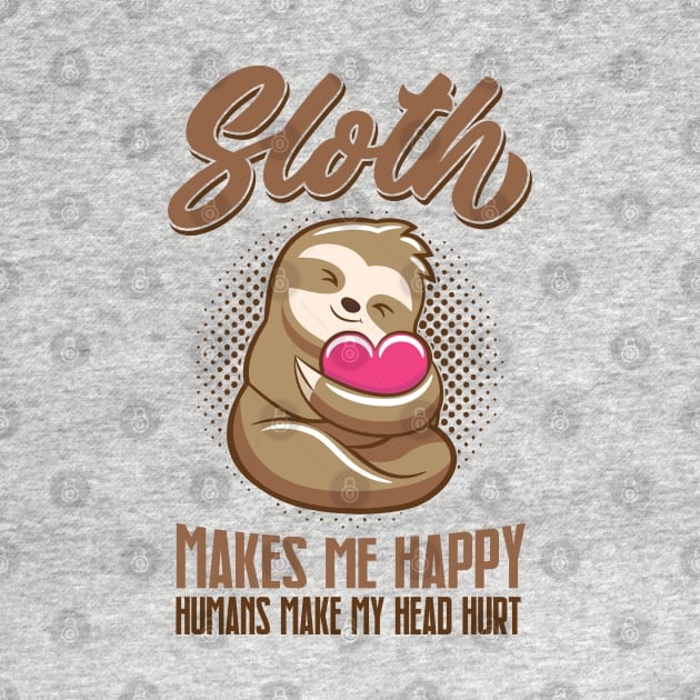 Cute Sloth Baby Animal by PHDesigner